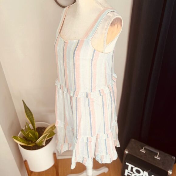 RAILS Sandy Linen Blend Shift‎ Dress, Summer Vacation Airy Dress, Pastel,  NWT - Picture 11 of 17